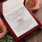 Granddaughter | Prov. 17:6 Bonded Glory Interlocking Hearts Necklace