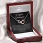 Granddaughter | Prov. 17:6 Bonded Glory Interlocking Hearts Necklace