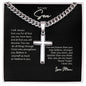 Son | Mom| Phil 4:13 Brave Artisan Cross
