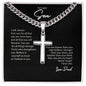 Son | Dad | Phil 4:13 Brave Artisan Cross