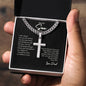 Son | Dad | Phil 4:13 Brave Artisan Cross