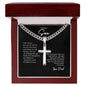 Son | Dad | Phil 4:13 Brave Artisan Cross