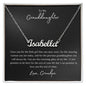 Granddaughter| Grandpa | Prov. 17:6 My Crown Custom Name Necklace