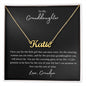 Granddaughter| Grandpa | Prov. 17:6 My Crown Custom Name Necklace