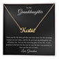 Granddaughter| Grandma | Prov. 17:6 My Crown Custom Name Necklace