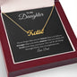 Daughter | Dad| Phil 4:13 | Brave, Smart, Strong Custom Name Necklace
