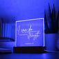 Strength Through Christ Acrylic Plaque