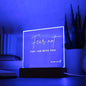 Fear Not Acrylic Plaque