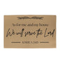 Serve The Lord Welcome Mat