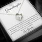 Granddaughter| Grandma | Prov. 17:6 My Crown Forever Love Necklace
