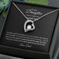 Daughter | Dad | Prov. 31:25 My Perfect Gift Forever Love Necklace
