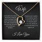 WIfe| 1 Cor 13: 4-8 Patient Love Forever Necklace