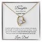 Daughter | Dad | Prov. 31:25 My Perfect Gift Forever Love Necklace