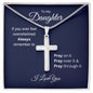 Daughter | PRAY Stainless Cross Necklace