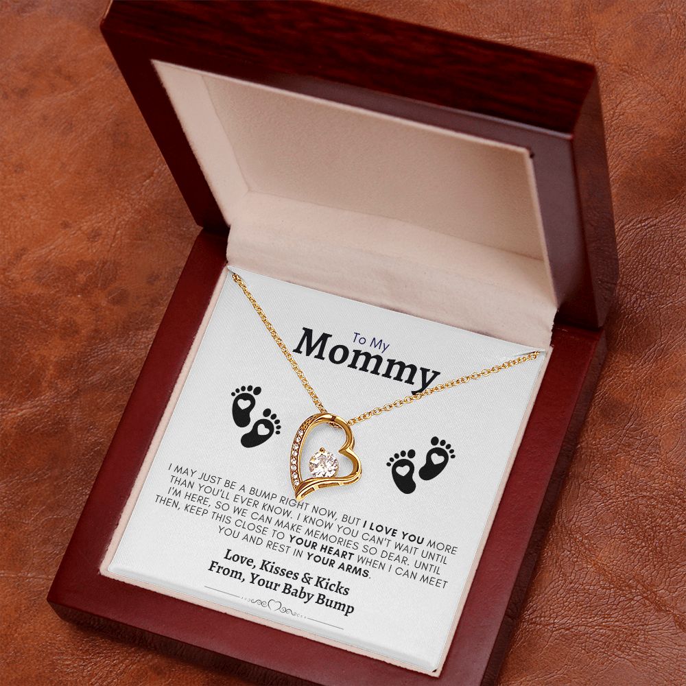 Expectant Mom | Baby Bump Forever Love Necklace