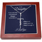 Daughter | Pray Faith Cross Necklace