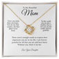 Mom | Daughter | Home Love Knot Necklace