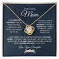 Mom | Daughter | Grateful Love Knot Necklace 5
