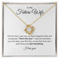 Future Wife | Heart Love Knot Necklace