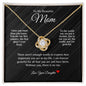 Mom | Daughter| Home Love Knot Necklace