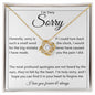 I'm Sorry | Love Knot Necklace