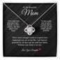 Mom | Daughter| Home Love Knot Necklace
