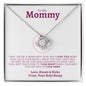 Expectant Mom | Baby Bump Love Knot Necklace