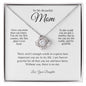 Mom | Daughter | Home Love Knot Necklace