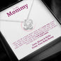 Expectant Mom | Baby Bump Love Knot Necklace