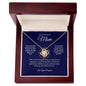Mom | Daughter| Home Love Knot Necklace