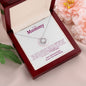 Expectant Mom | Baby Bump Love Knot Necklace
