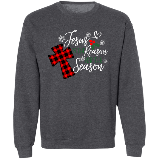 Jesus is the Reason Buffalo Crewneck Sweatshirt  (Closeout)