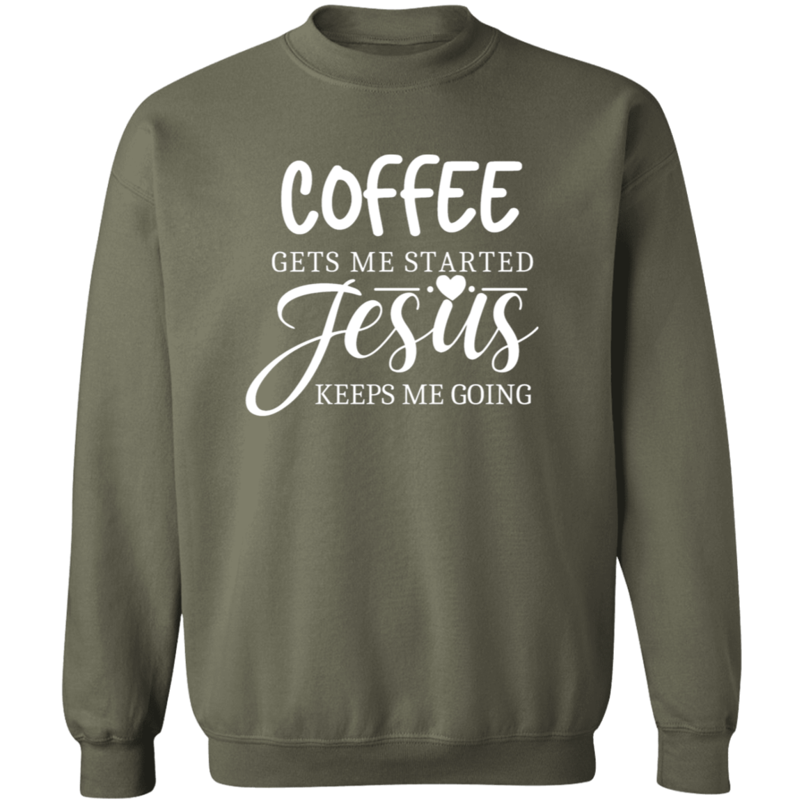 Jesus Fueled Crewneck Sweatshirt