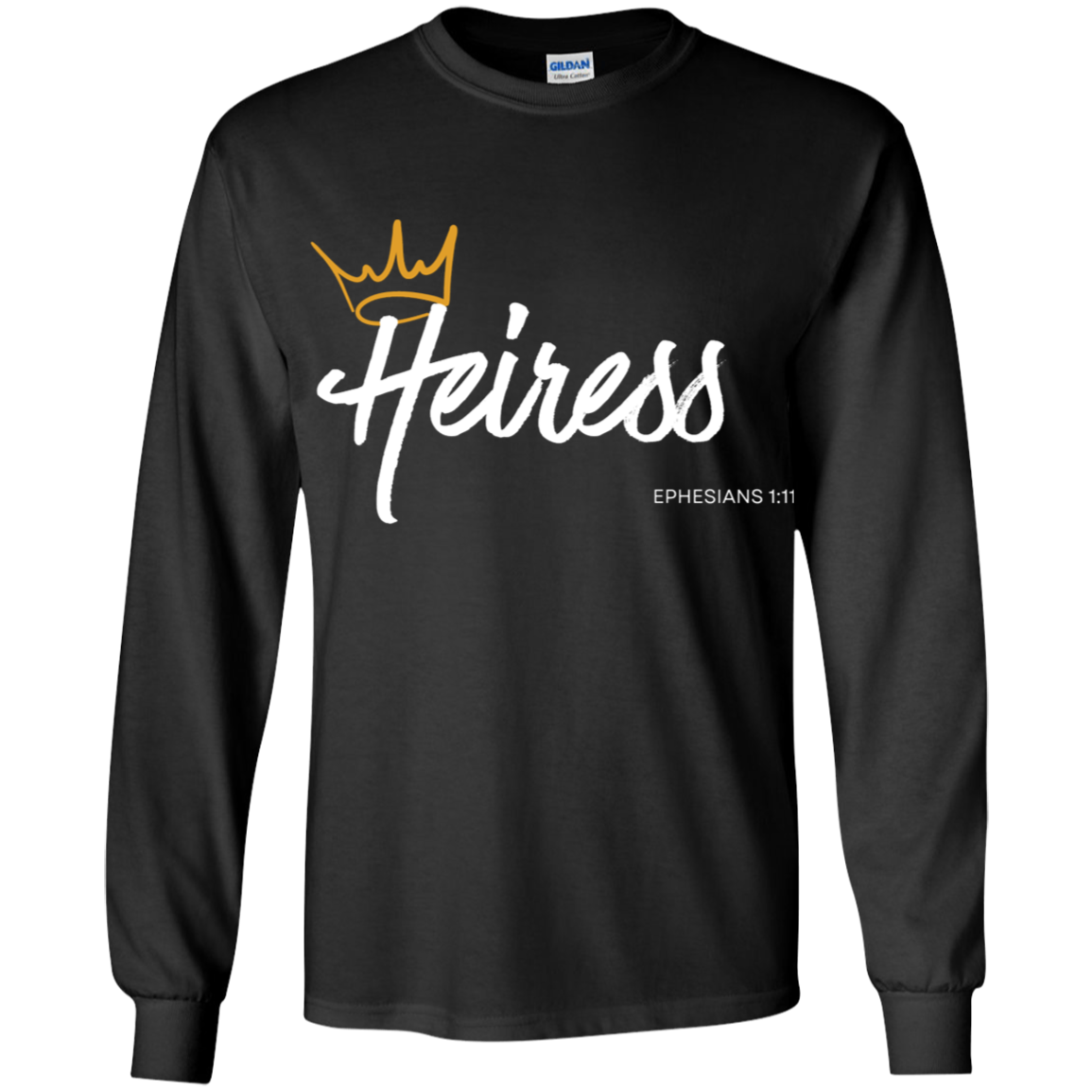 Heiress to Him Eph 1:11 Kids Longsleeve