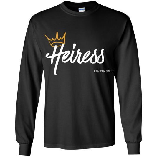 Heiress to Him Eph 1:11 Kids Longsleeve