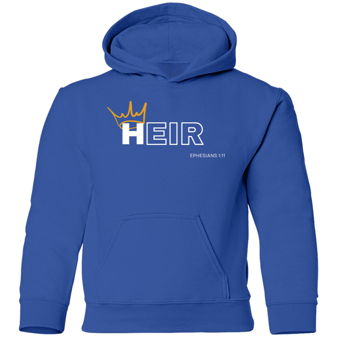 Heir to Him Eph 1:11 Youth Hoodie