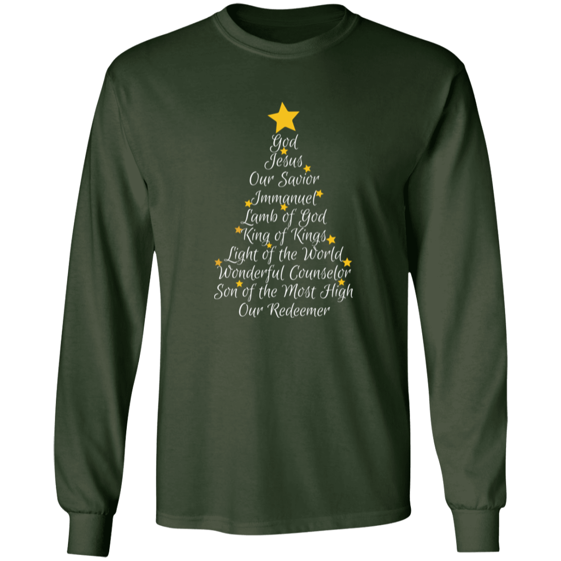 His Name Tree Long Sleeve