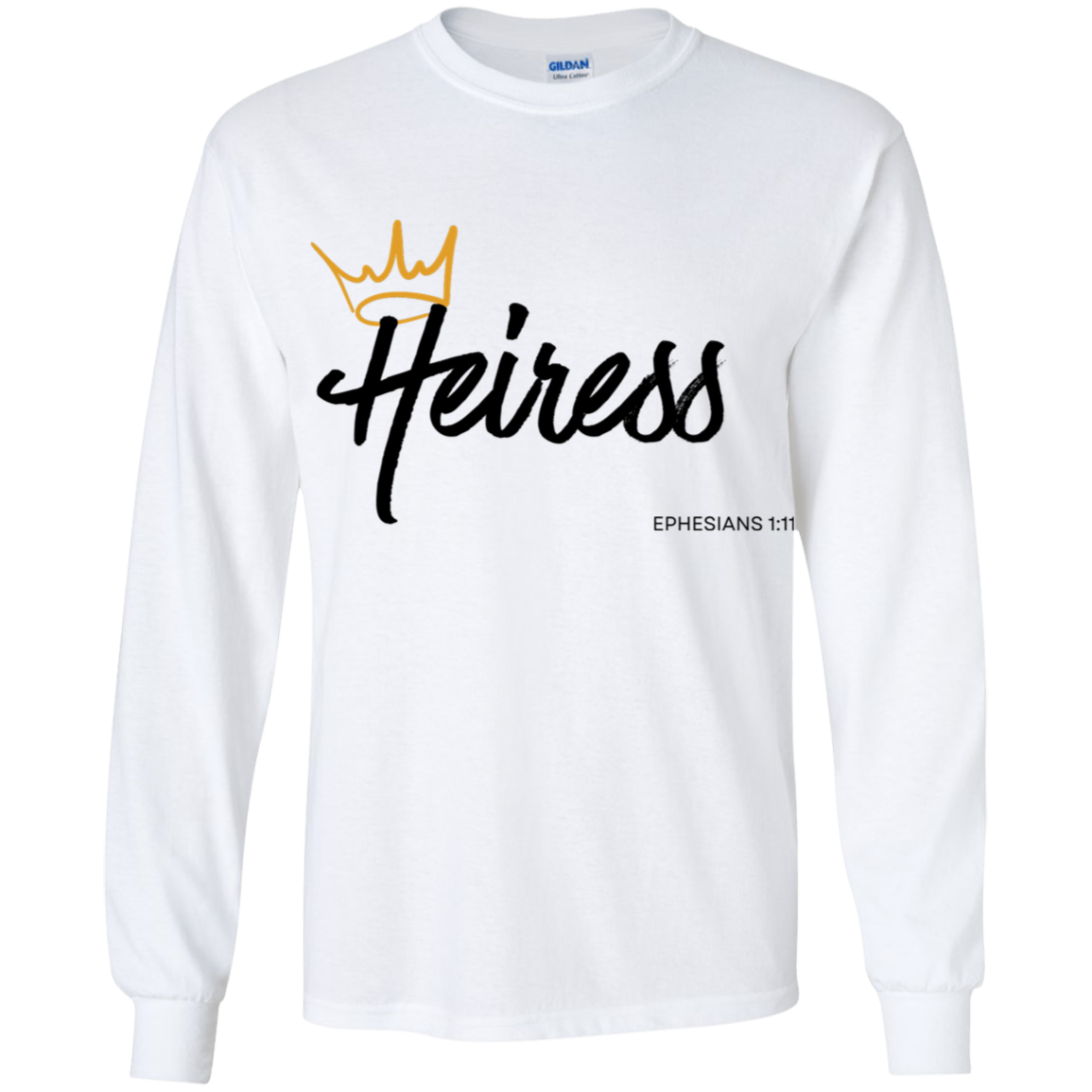 Heiress to Him Eph 1:11 Kids Longsleeve