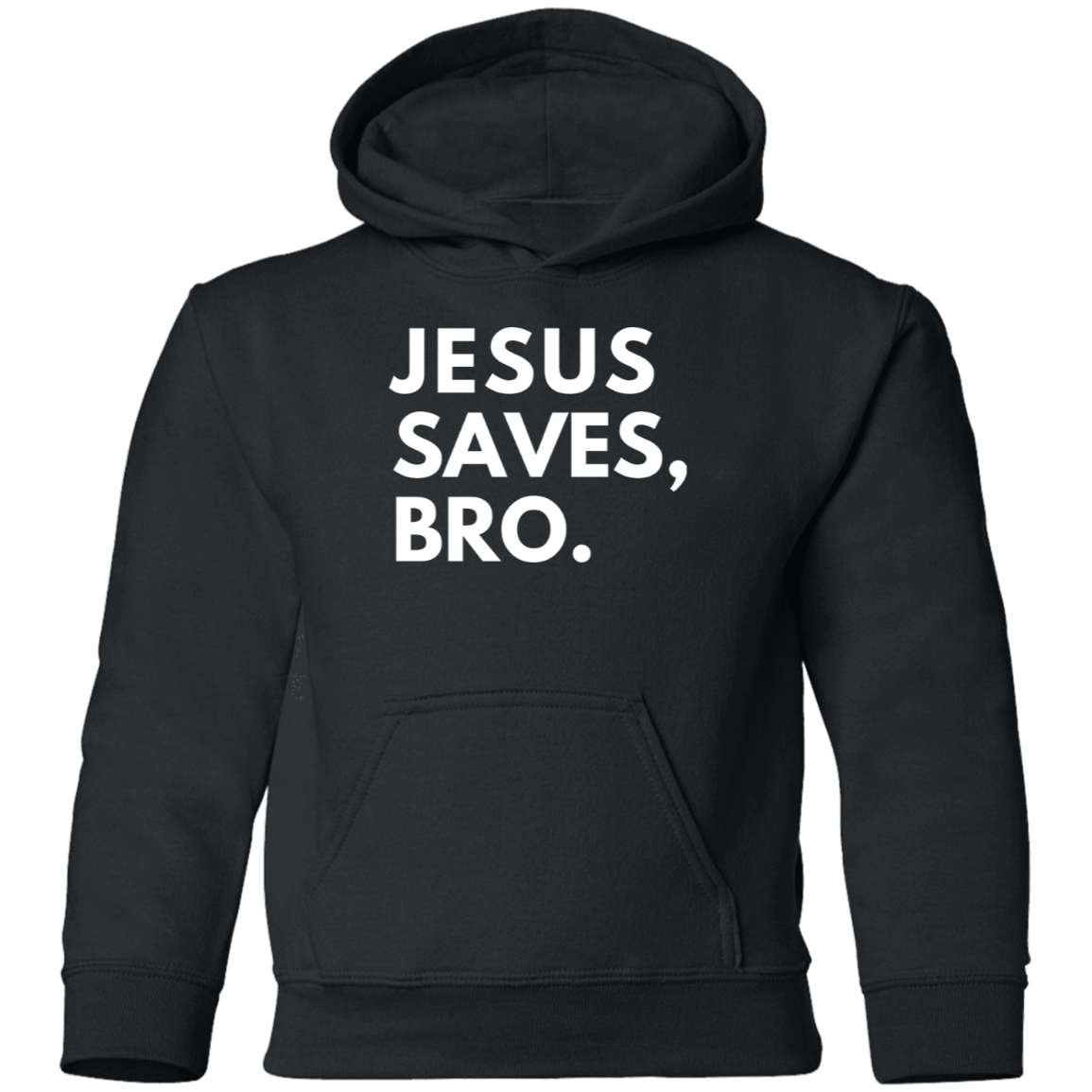 Jesus Saves Bro Youth Hoodie