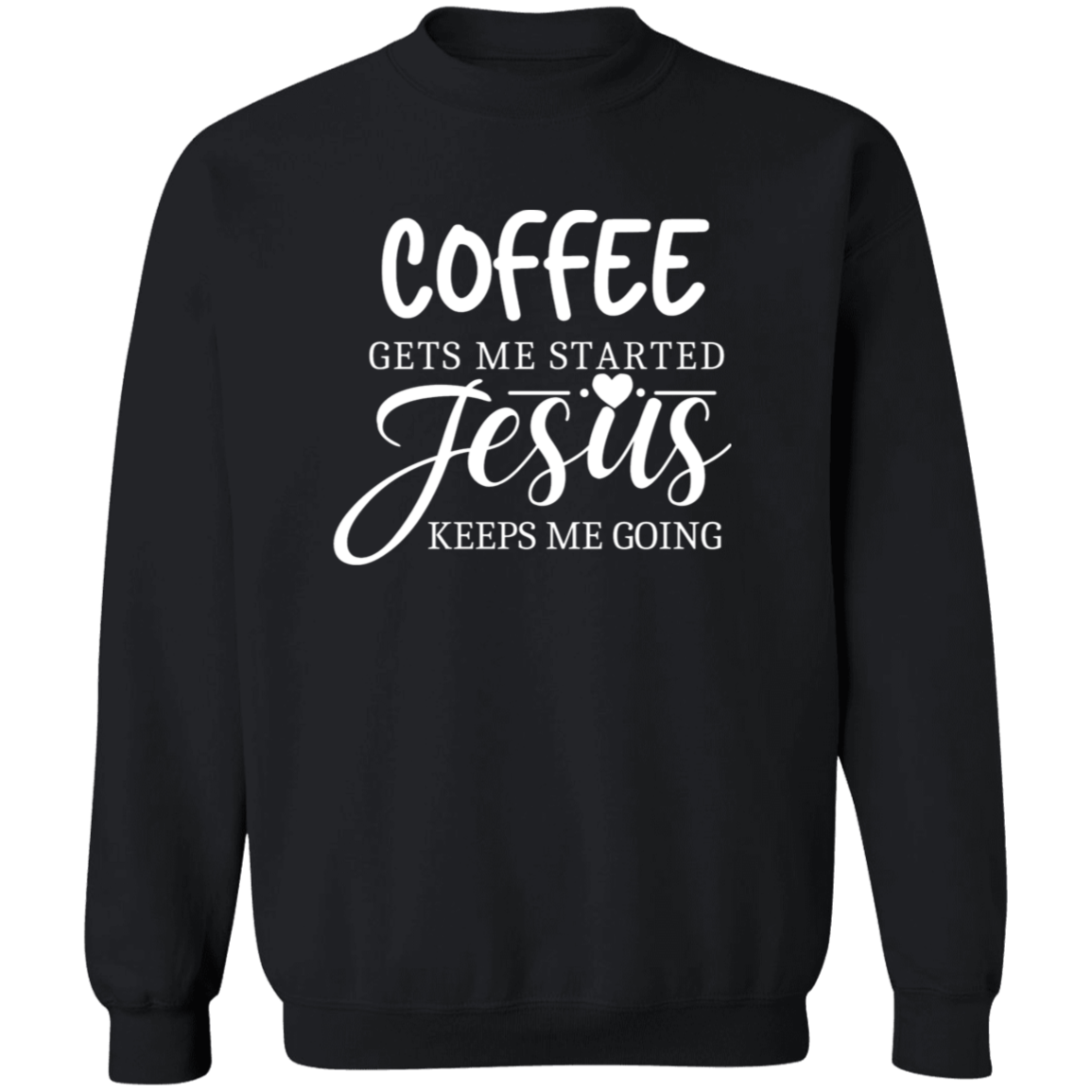 Jesus Fueled Crewneck Sweatshirt