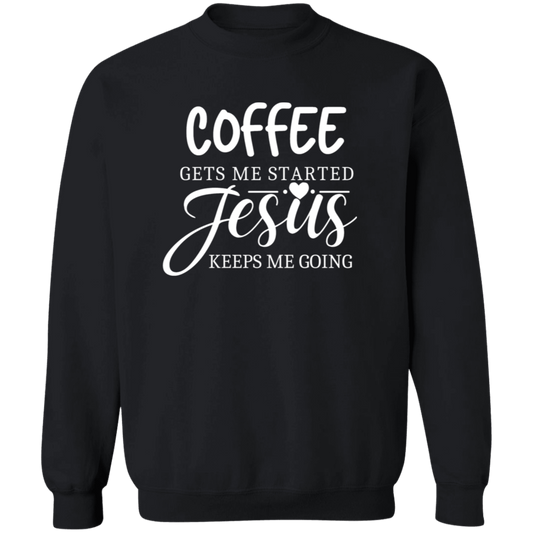 Jesus Fueled Crewneck Sweatshirt