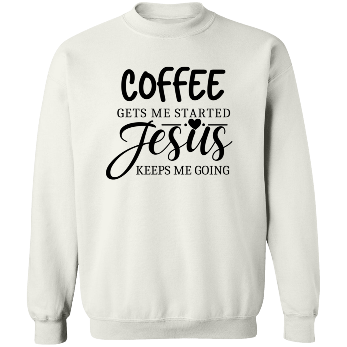 Jesus Fueled Crewneck Sweatshirt