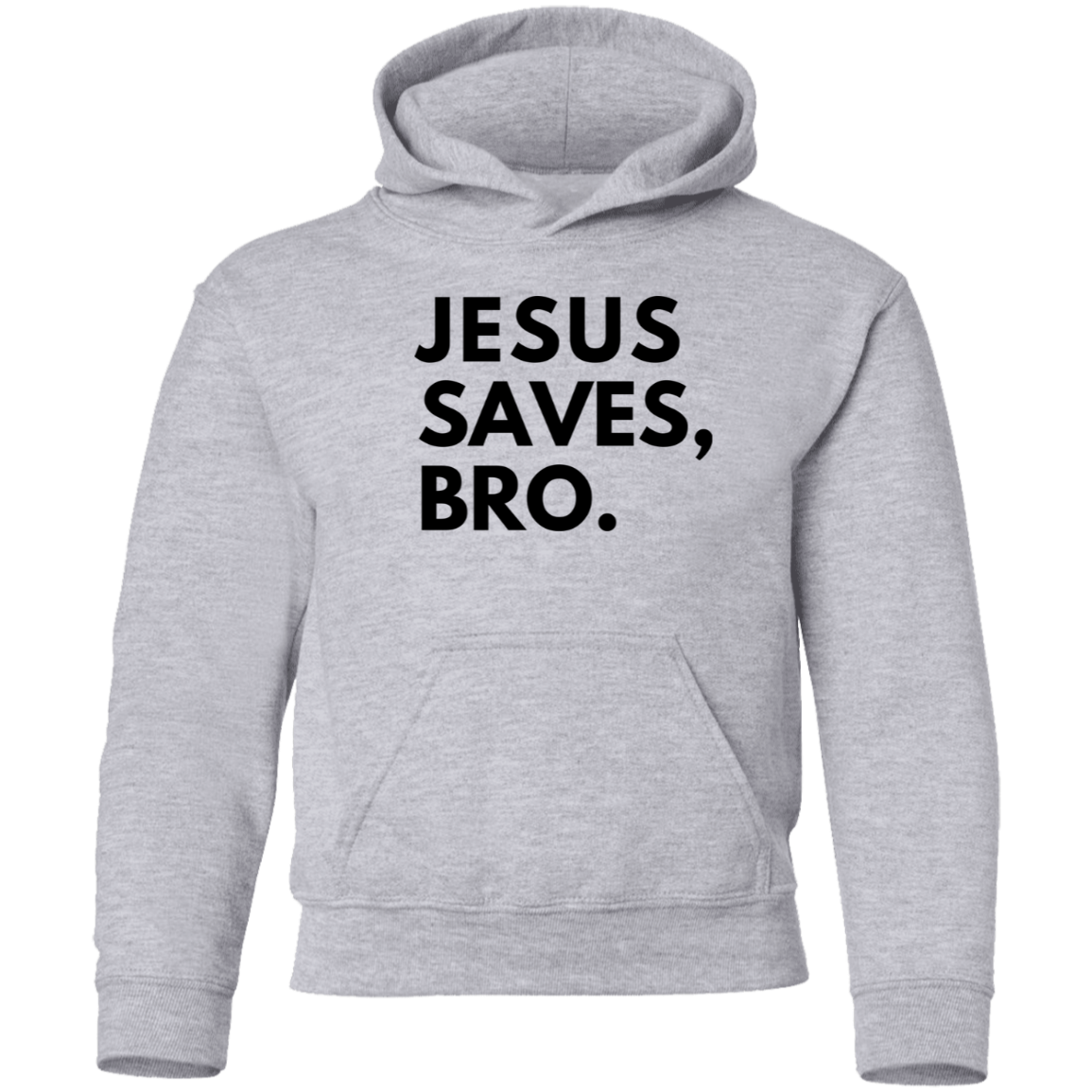 Jesus Saves Bro Youth Hoodie