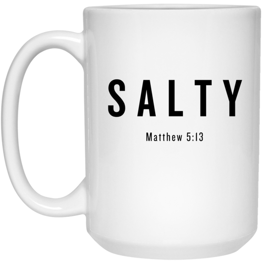 Salty Matt 5:13 White Mug