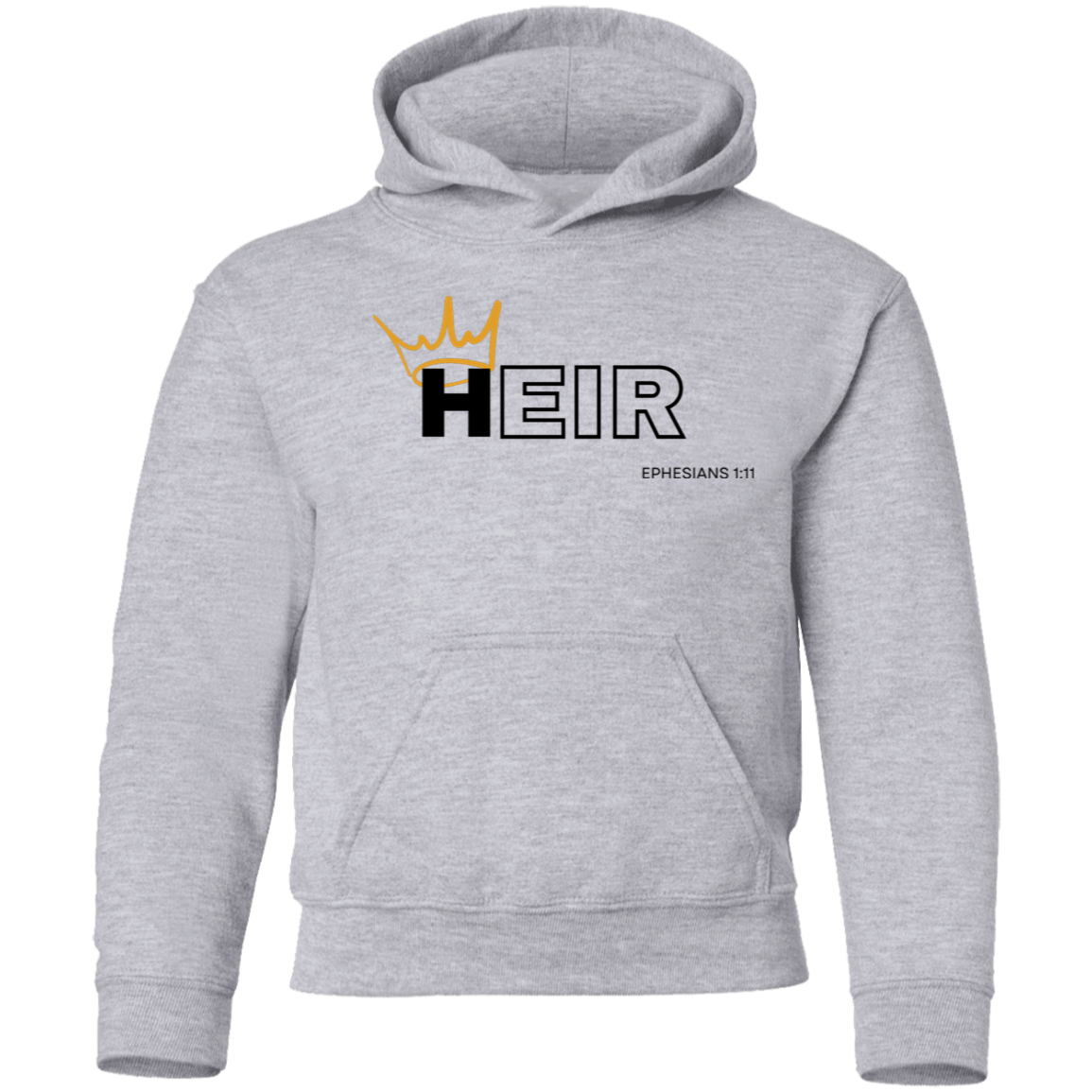 Heir to Him Eph 1:11 Youth Hoodie