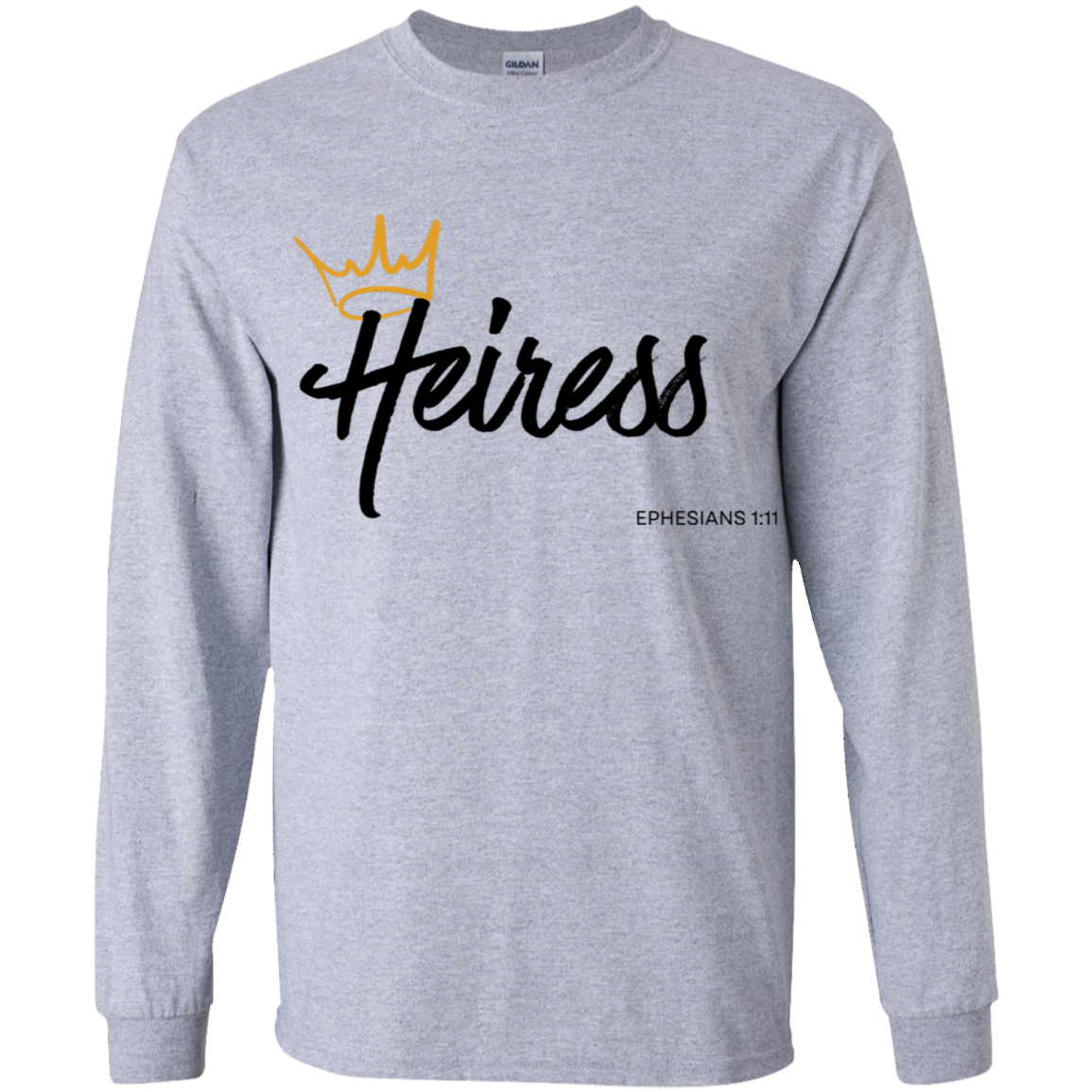 Heiress to Him Eph 1:11 Kids Longsleeve