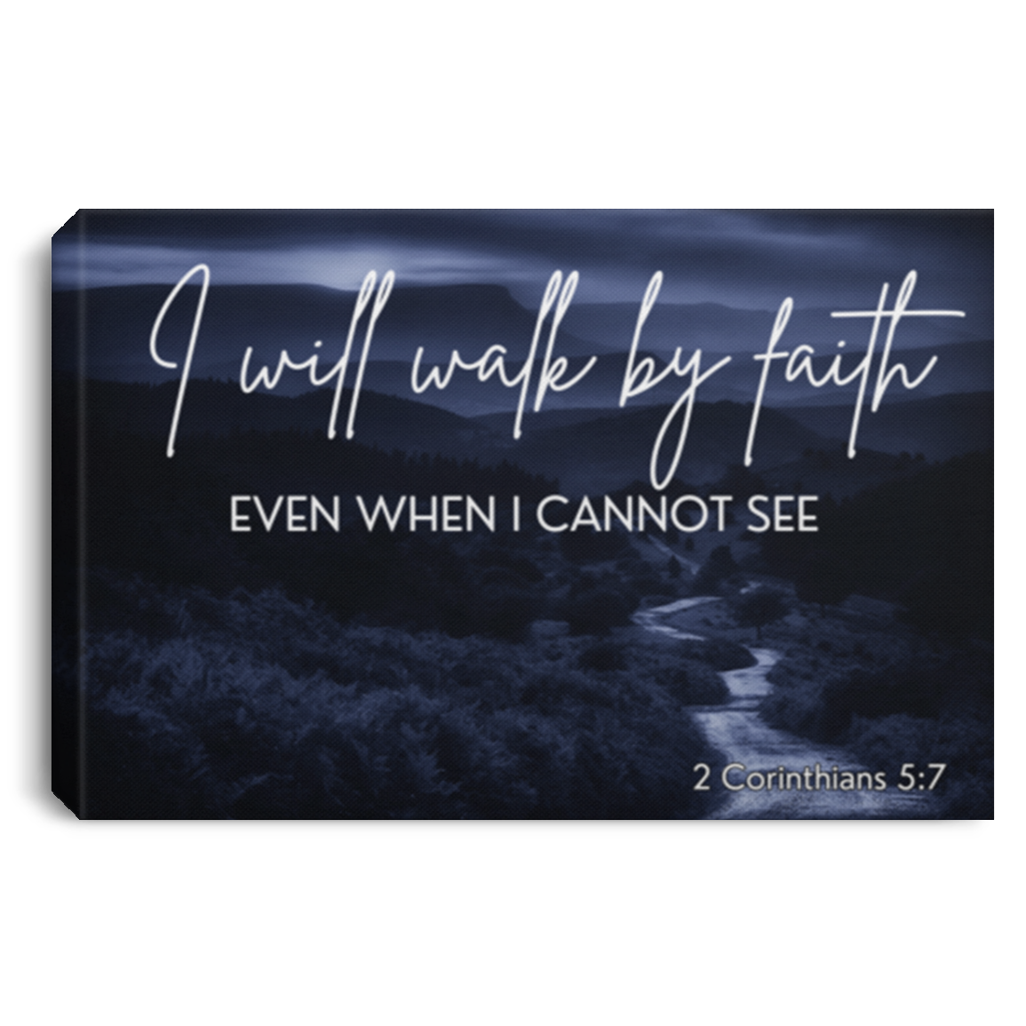 Walk By Faith Canvas Art