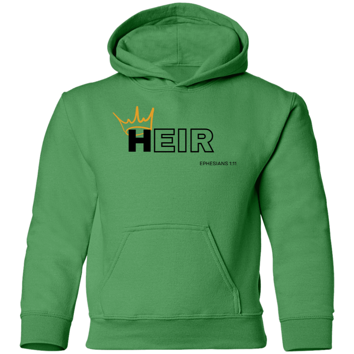 Heir to Him Eph 1:11 Youth Hoodie