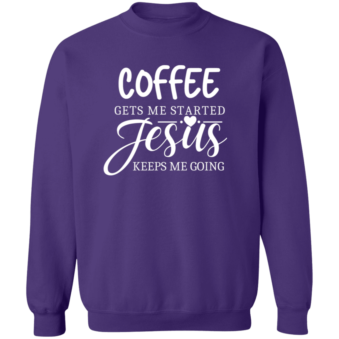 Jesus Fueled Crewneck Sweatshirt