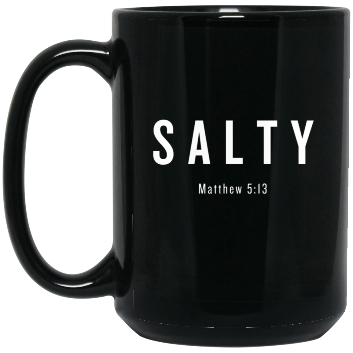 Salty Matt 5:13 15oz Black Mug
